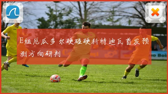 E组厄瓜多尔硬碰硬科特迪瓦首发预测方向研判
